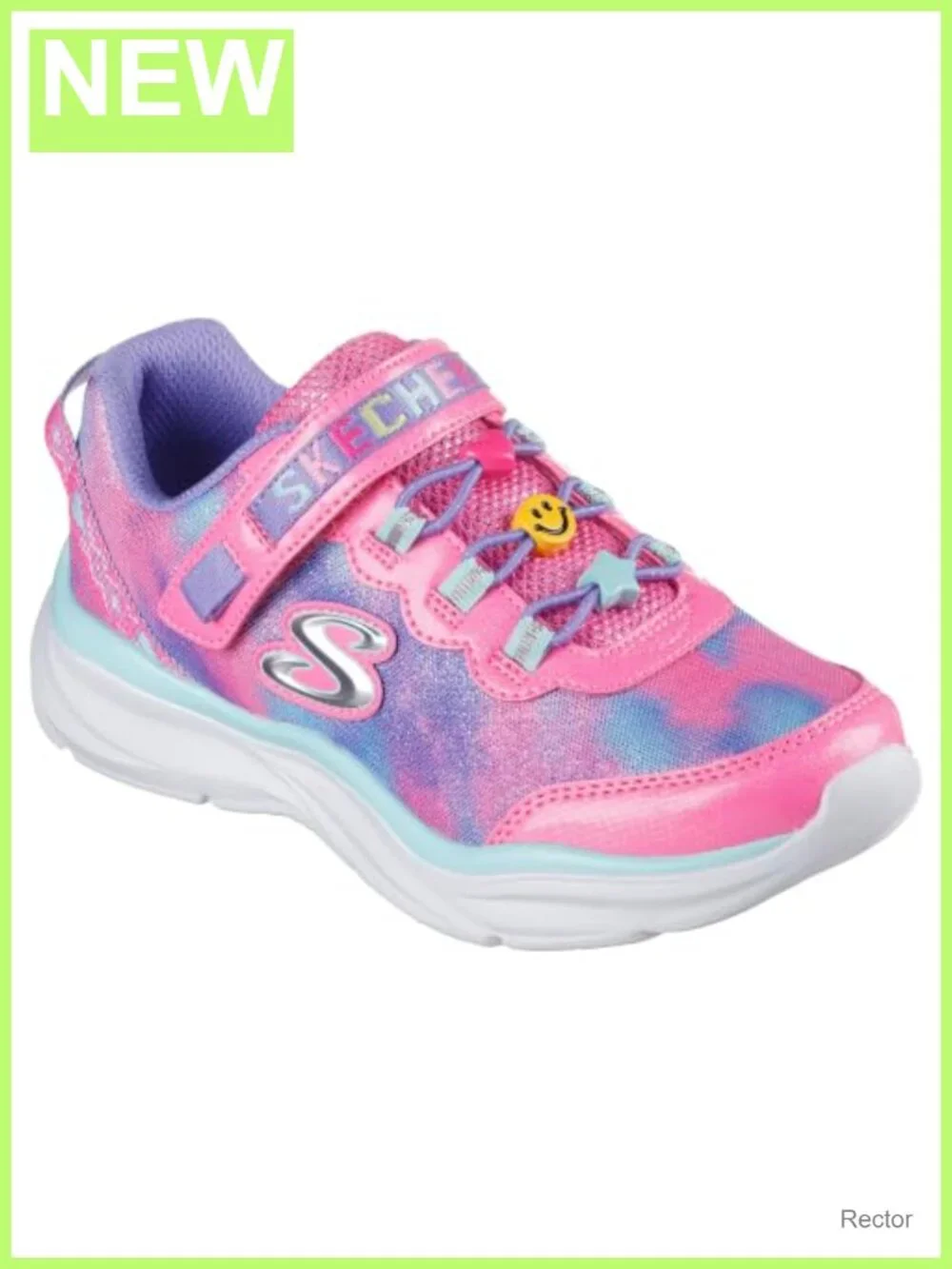Skechers Girls Power Jams Skech Friends Sparkle Mesh Sneakers